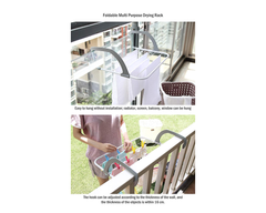 6PK Airer 6 Rails Door Hanging Laundry Dry Rack Clothes Hanger Stand
