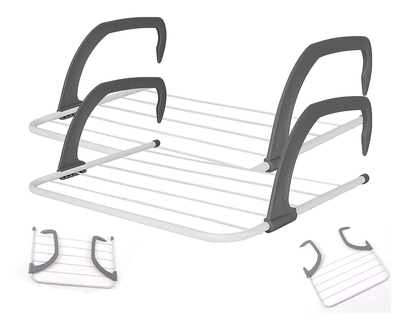 6PK Airer 6 Rails Door Hanging Laundry Dry Rack Clothes Hanger Stand