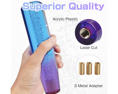 Crystal Shift Knob Blue/Purple 20cm