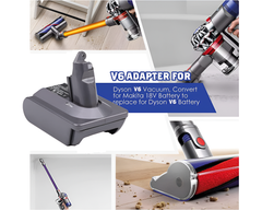 Adapter for Dyson V6 Battery Makita Adapter for Dyson V6 Battery 18V Clip-On