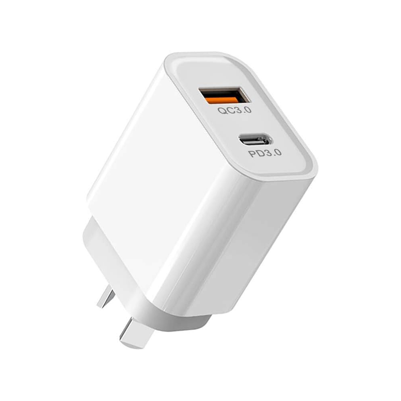 20W fast wall charger white