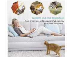 12pcs Cat Couch Sofa Scratch Guard Stickers Furniture Anti-Scratching Protector
