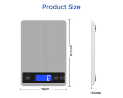 Digital Scales 5kg Stainless steel