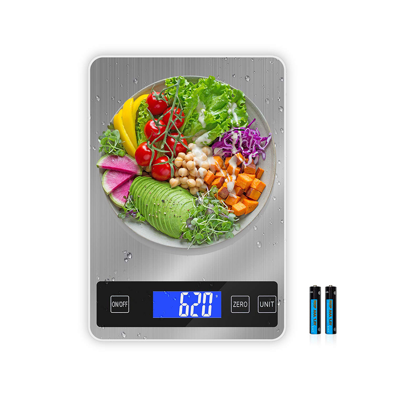 Digital kitchen scale stainless steel