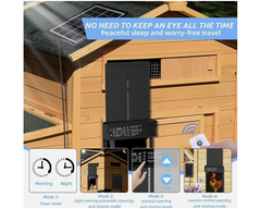 Solar-Powered Automatic Chicken Coop Door