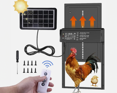 Solar-Powered Automatic Chicken Coop Door - Chicken Coop Door