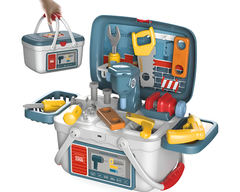 Carpenter Toy Tool Set 26pcs Carpenter Toy Tool Set with Mini Workbench for Kids