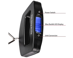 Travel Luggage Scale, Portable Digital Hanging Baggage Scale for Travel