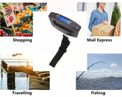 Travel Luggage Scale, Portable Digital Hanging Baggage Scale for Travel