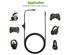 Audio Cable Cord Volume Control for Astro A10 A30 A40 Gaming Headset