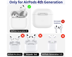 Replacement Wireless Charging Case for AirPods 4