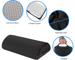 High Density Foam Foot Rest - Black