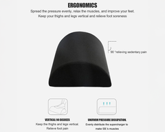 High Density Foam Foot Rest - Black