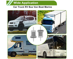 Diesel Fuel Filter Kit In-Line Diesel Fuel Filter Kit for Parking Heater 12V