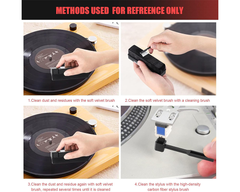 Vinyl Record Cleaning Brush Kit Record Cleaner Dust Remover