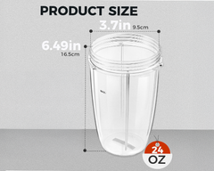 24Oz Nutri Bullet Juicer Cup Replacement Mug NutriBullet 710ml