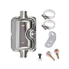 Diesel air heater muffler