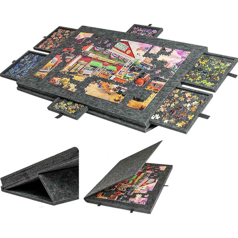 portable jigsaw puzzle board table