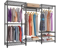 Portable Clothes Rack Wardrobe Organizer