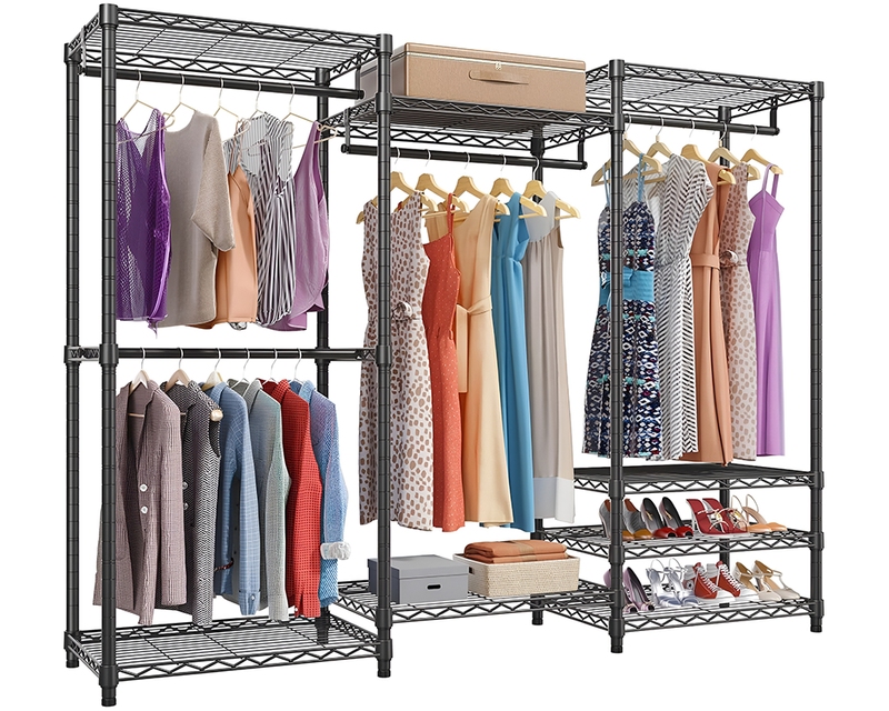 Portable Clothes Rack Wardrobe Organizer