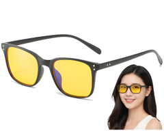 Glasses for eye strain relief