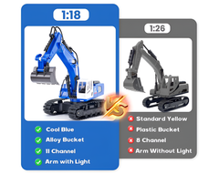 HUINA Remote Control RC Excavator Digger