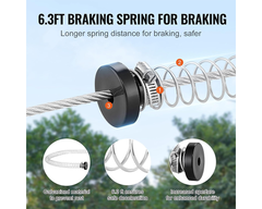 Zipline Kit for Kids 100ft Outdoor Zipline Kit with Seat & Harness