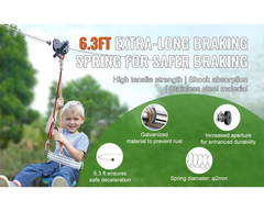 Zipline Kit for Kids 100ft Outdoor Zipline Kit with Seat & Harness