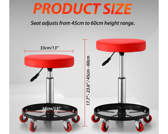 Rolling Shop Stool Mechanics Garage Stool
