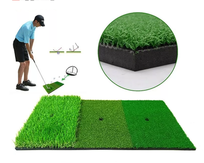 Golf Mat 3-in-1 Practice Mat Outdoor Indoor Training Mat Hitting Mat Driving Pad