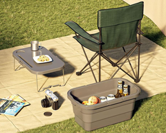 Collapsible Picnic Basket with Lid