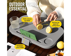 Collapsible Picnic Basket with Lid