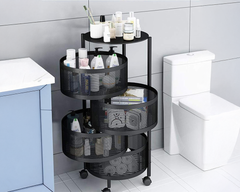 Supply 3 Tier Trolley Basket Lockable