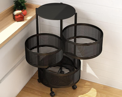 Supply 3 Tier Trolley Basket Lockable