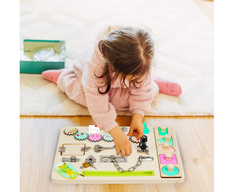 Montessori Activity Educational Learning Busy Board