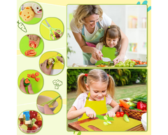 28-Piece Kids Safe Knife Set for Montessori Kitchen Tools