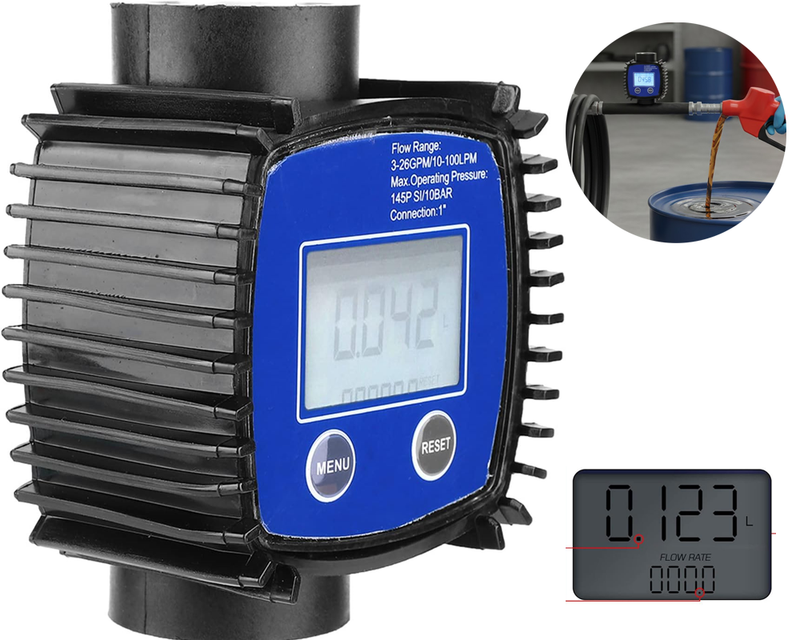 Digital Turbine Flow Meter