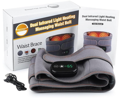 Comfortable fit waist massager