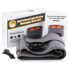 Electric heating waist massage belt
