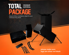 Camp Rocket Stove Wood Burning