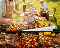 Stainless steel Charcoal BBQ Grill