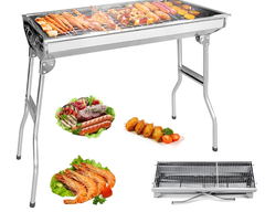 Charcoal grill with handle