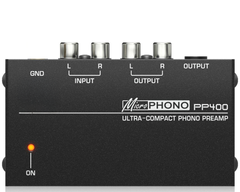 Behringer Micro Phono PP400 Ultra-Compact Phono Preamp