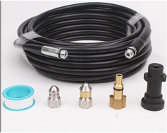 20m Drain/Pipe Cleaning Kit for Karcher, Ozito, Briggs & Stratten