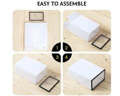 Shoe Storage Box Drawer Rack Cabinet