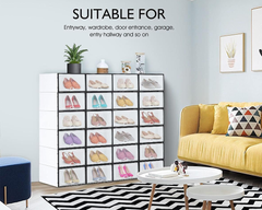 Shoe Storage Box Drawer Rack Cabinet