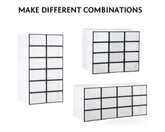 Shoe Storage Box Drawer Rack Cabinet