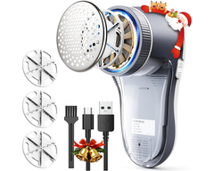 Rechargeable fabric shaver