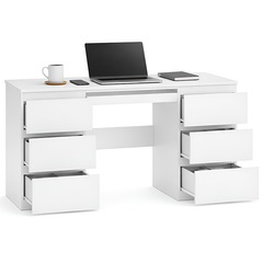 Office Desk Dressing Table With 6 Drawers - Office Desk Dressing Table