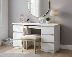 Office Desk Dressing Table With 6 Drawers